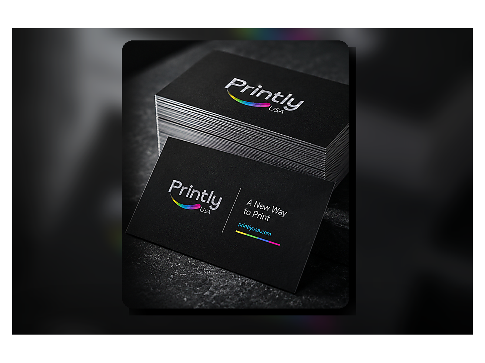 Professional business cards by Printly USA