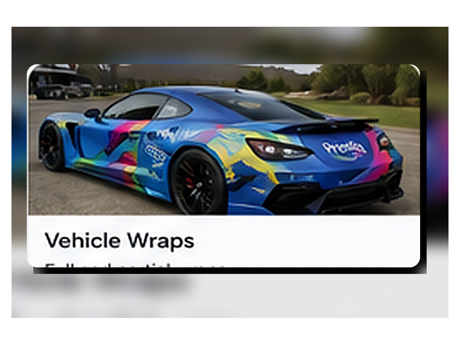 Printly USA Vehicle Graphics product mockup