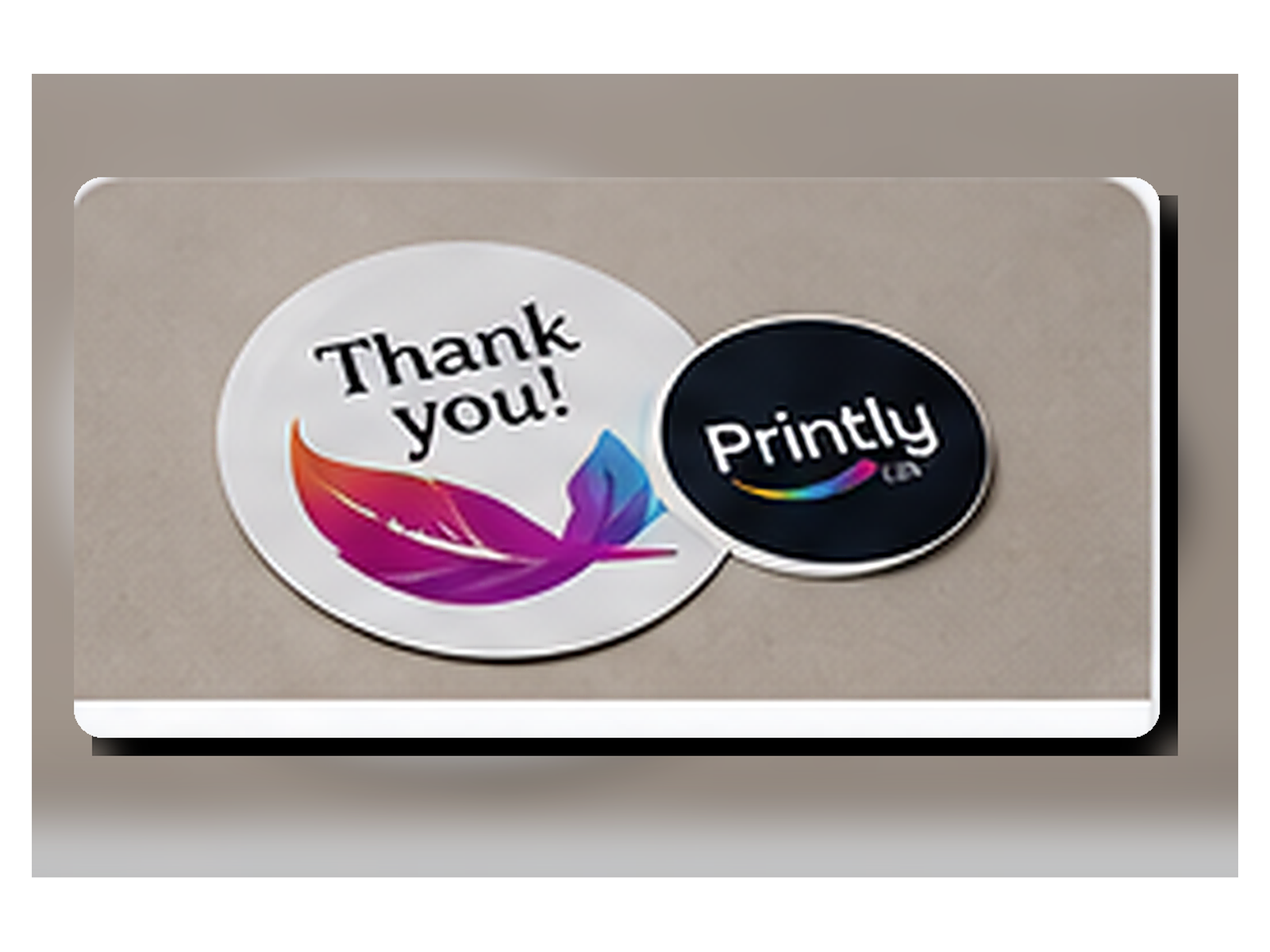 Printly USA Stickers & Labels product mockup